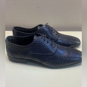 Roberto Cavalli Dark Blue  Leather Loafers